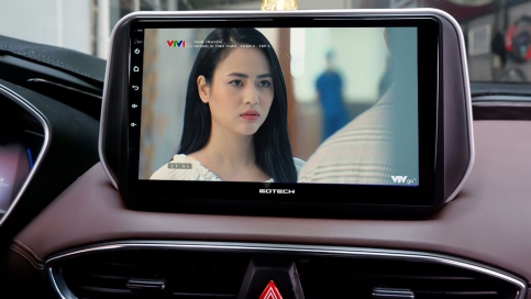 Màn hình DVD Android liền camera 360 Hyundai Santafe 2019 - 2020 | Gotech GT360 Plus